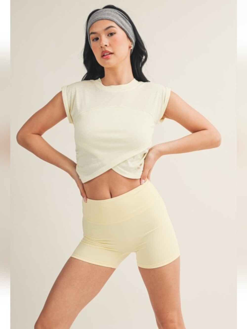 🍋 Lemon Crossover Top